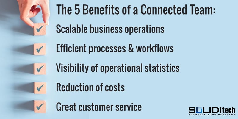 The 5 Benefits of a connected team